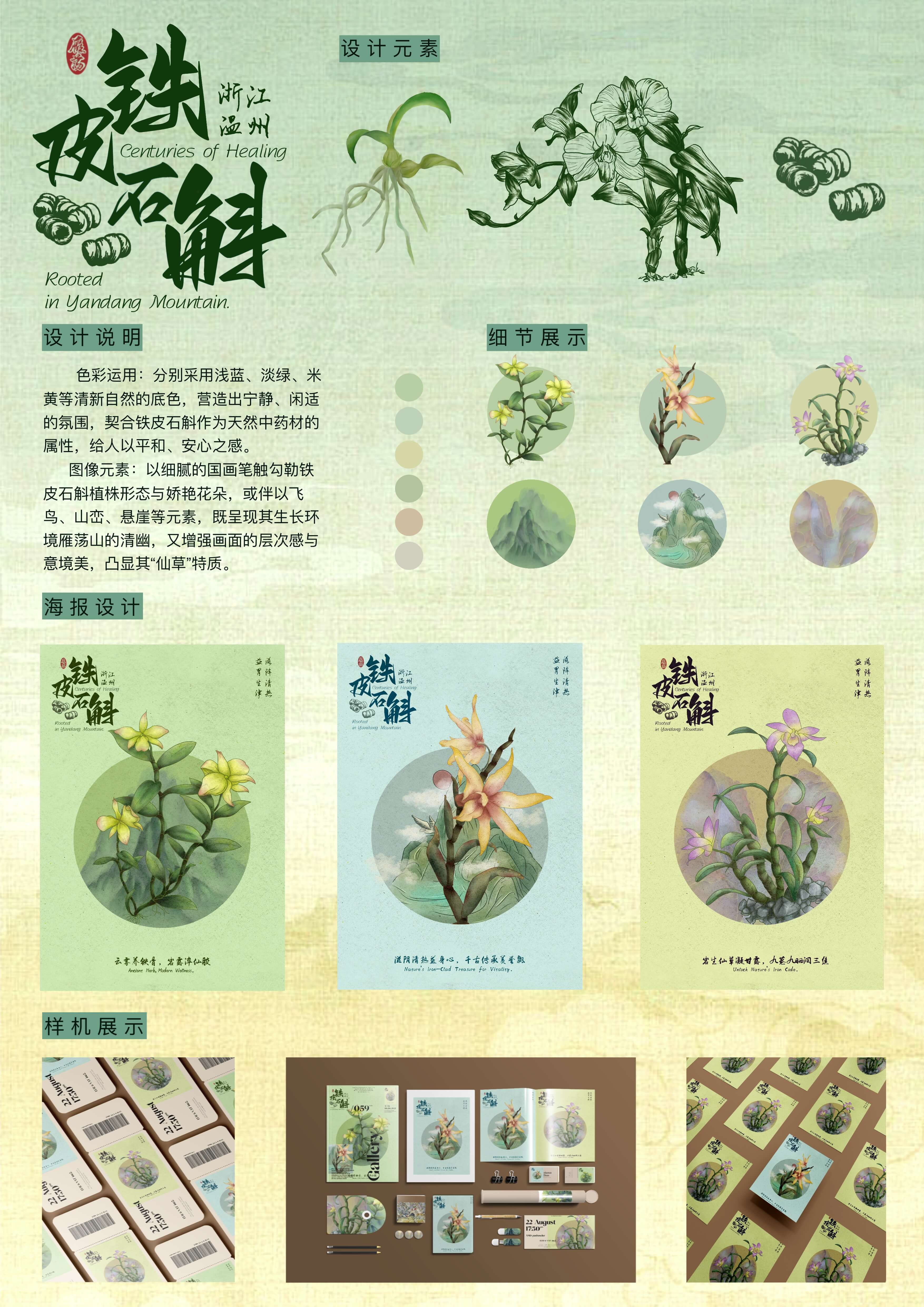 铁皮石斛展板